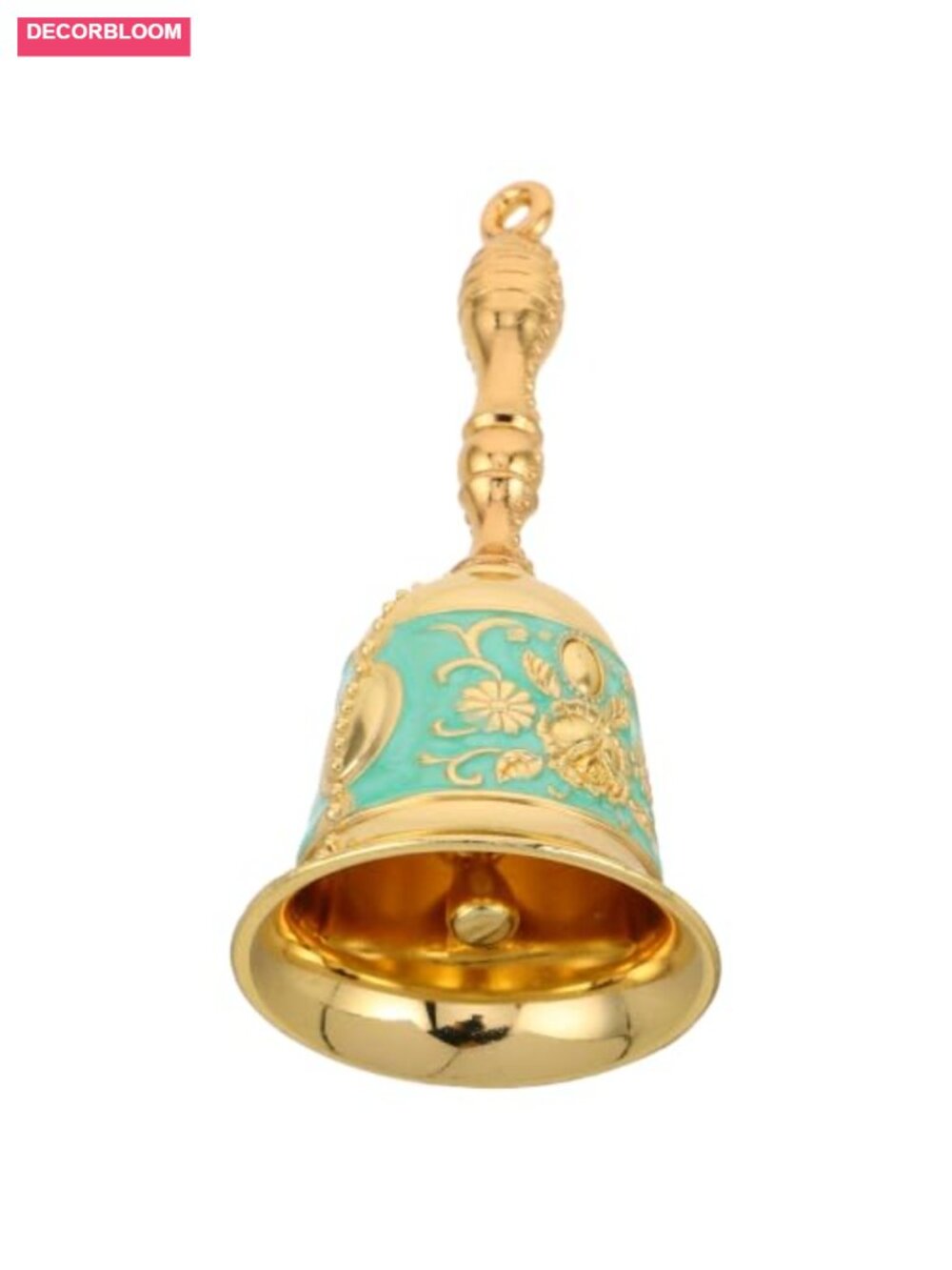 Vintage Hand Call Bell Metal Handheld Loud Ring Retro Desk Bell 4.32in